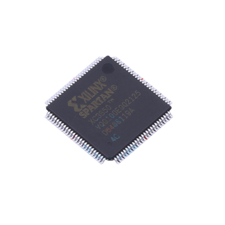 (Stokta) XC3S50-4VQG100C 100-VQFP (14x14) entegre devre IC FPGA 63 I/O 100VQFP