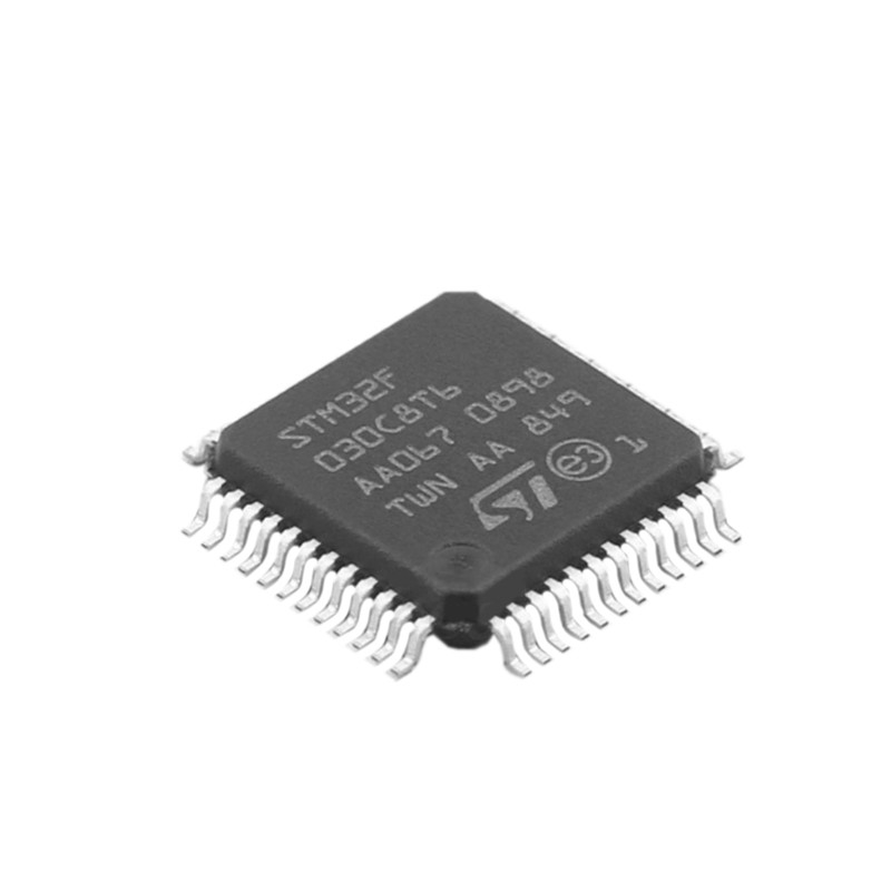 STM32F030C8T6 IC STM32F030C8T6 LQFP48 Yeni Orijinal Çip MCU MİKRODENETLEYİCİ RISC Mikrokontrol Elektronik Bileşenler