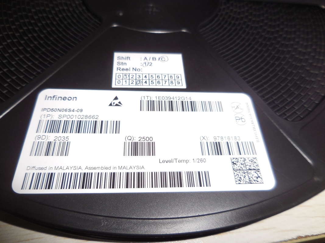 IPD50N06S4-09  TO-252 Entegre devre çip IC yepyeni orijinal kullanılmamış