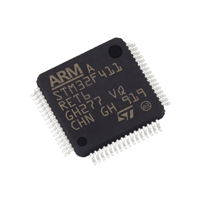 Stokta Mikrodenetleyiciler IC MCU 32BIT 512KB FLASH 64LQFP entegre devreler ic çip STM32F411RET6
