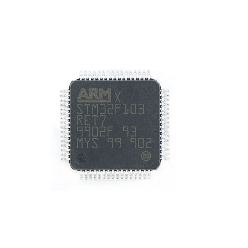Stokta Mikrodenetleyiciler IC MCU 32BIT 512KB FLASH 64LQFP entegre devreler ic çip STM32F103RET7