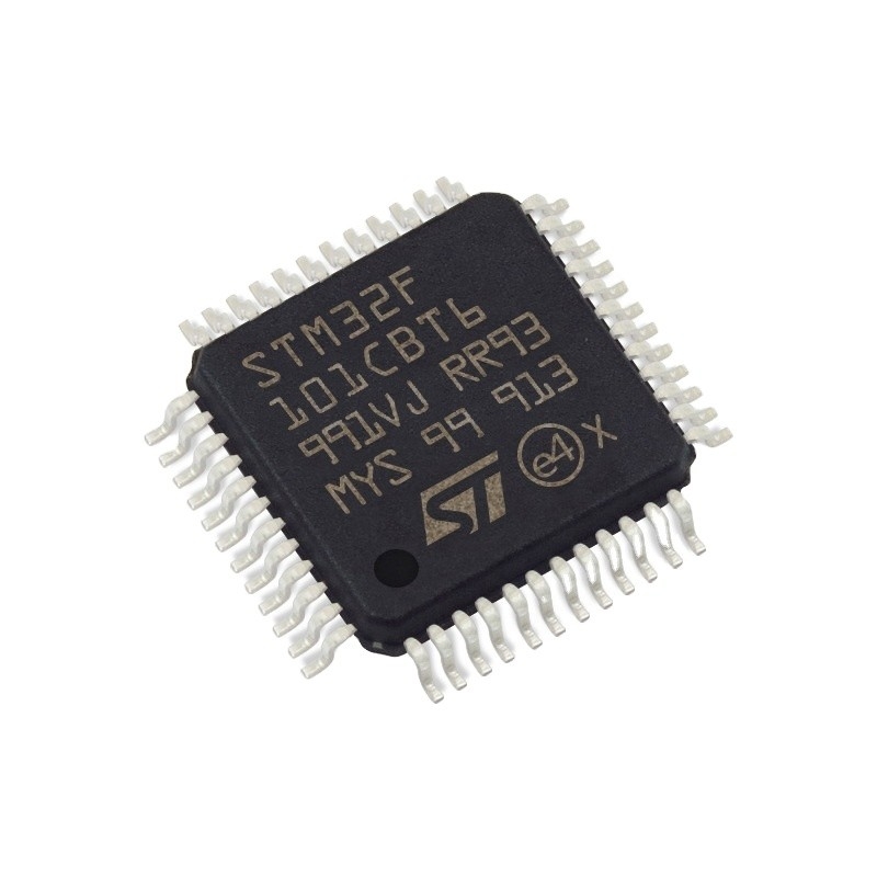 Stokta Mikrodenetleyiciler IC MCU 32BIT 128KB FLASH 48LQFP entegre devreler ic çip STM32F101CBT6