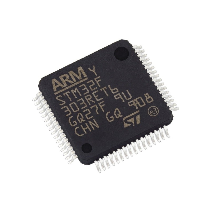 Stokta Mikrodenetleyiciler IC MCU 32BIT 512KB FLASH 64LQFP entegre devreler ic çip STM32F303RET6