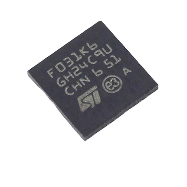 Stokta Mikrodenetleyiciler IC MCU 32BIT 32KB FLASH 32UFQFPN Elektronik komponent Entegre devreler STM32F031K6U6