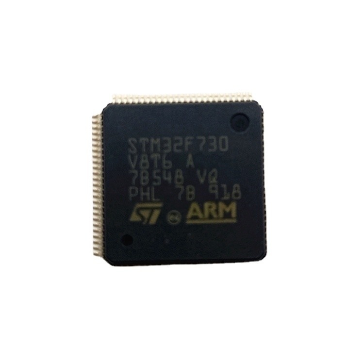 Stokta Mikrodenetleyiciler IC MCU 32BIT 64KB FLASH 100LQFP Elektronik komponent Entegre devreler STM32F730V8T6