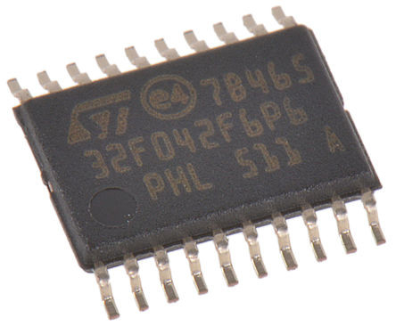 Stokta Mikrodenetleyiciler IC MCU 32BIT 32KB FLASH 20TSSOP Elektronik komponent Entegre devreler STM32F042F6P6
