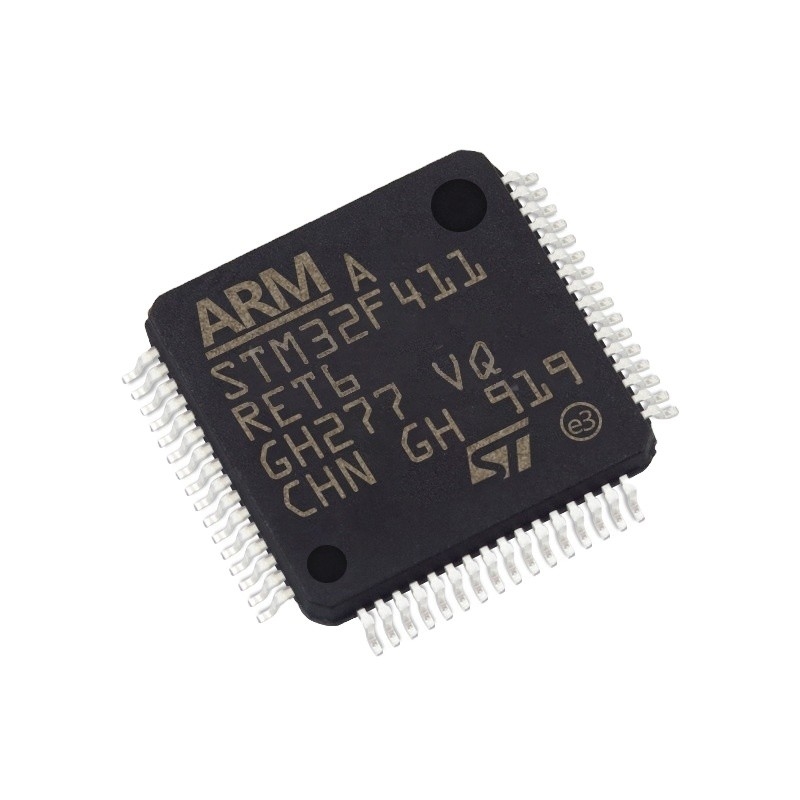 Stokta Mikrodenetleyiciler IC MCU 32BIT 512KB FLASH 64LQFP entegre devreler ic çip STM32F411RET6