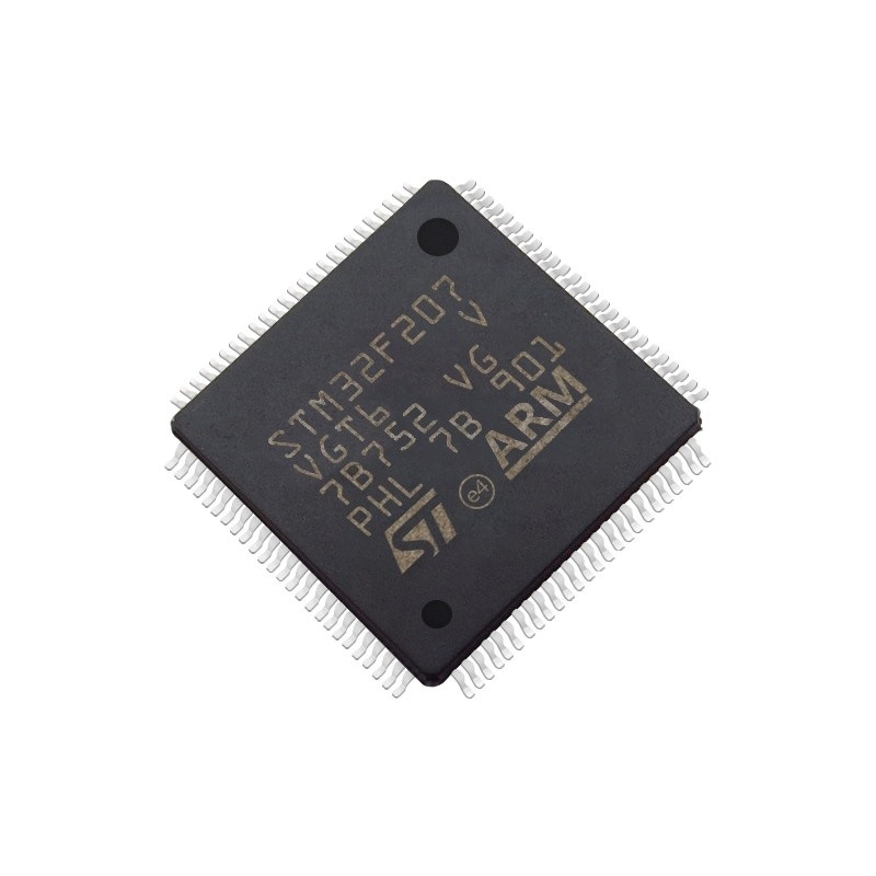 Stokta Mikrodenetleyiciler IC MCU 32BIT 1MB FLASH 100LQFP Elektronik komponent Entegre devreler STM32F207VGT6