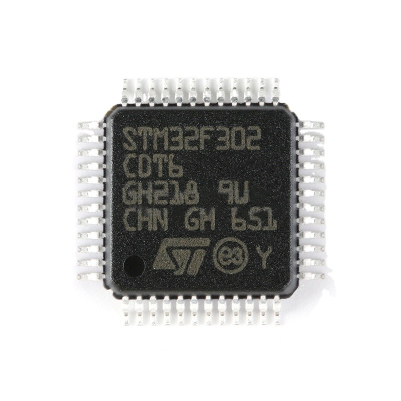 Stokta Mikrodenetleyiciler IC MCU 32BIT 128KB FLASH 48LQFP Elektronik komponent Entegre devreler STM32F302CBT6