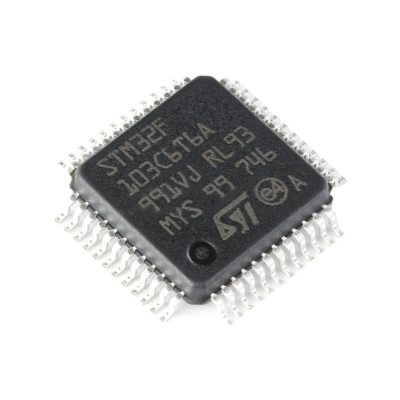 Stokta Mikrodenetleyiciler IC MCU 32BIT 32KB FLASH 48LQFP Elektronik komponent Entegre devreler STM32F103C6T6A