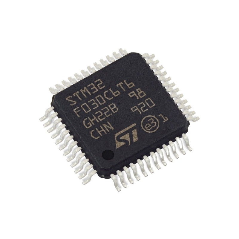 Stokta Mikrodenetleyiciler IC MCU 32BIT 32KB FLASH 48LQFP Elektronik bileşenler Entegre devreler BGA Chips STM32F030C6T6