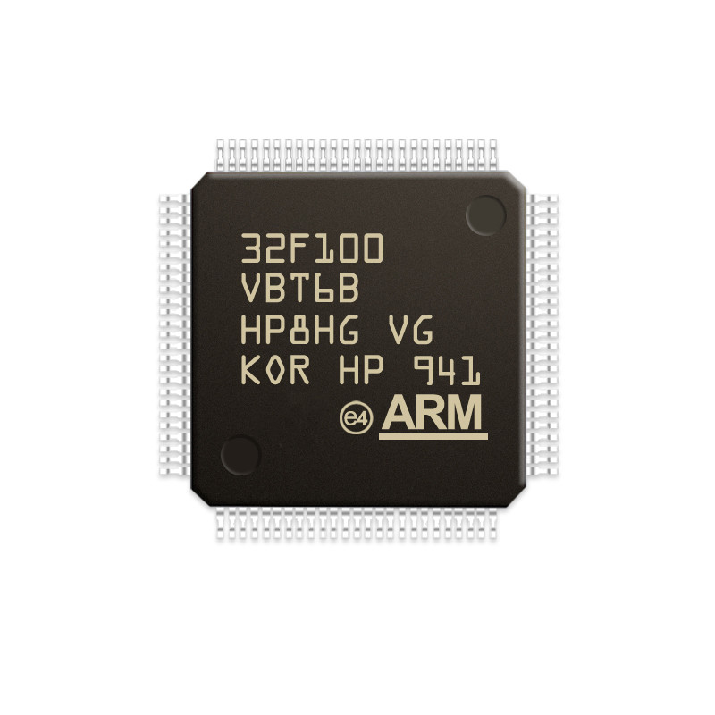 Chuangyunxinyuan STM32F100VBT6B Mağaza Kalitesi Elektronik Komponent Entegre Devre MCU Mikrodenetleyici LQFP100 STM32F100VBT6B