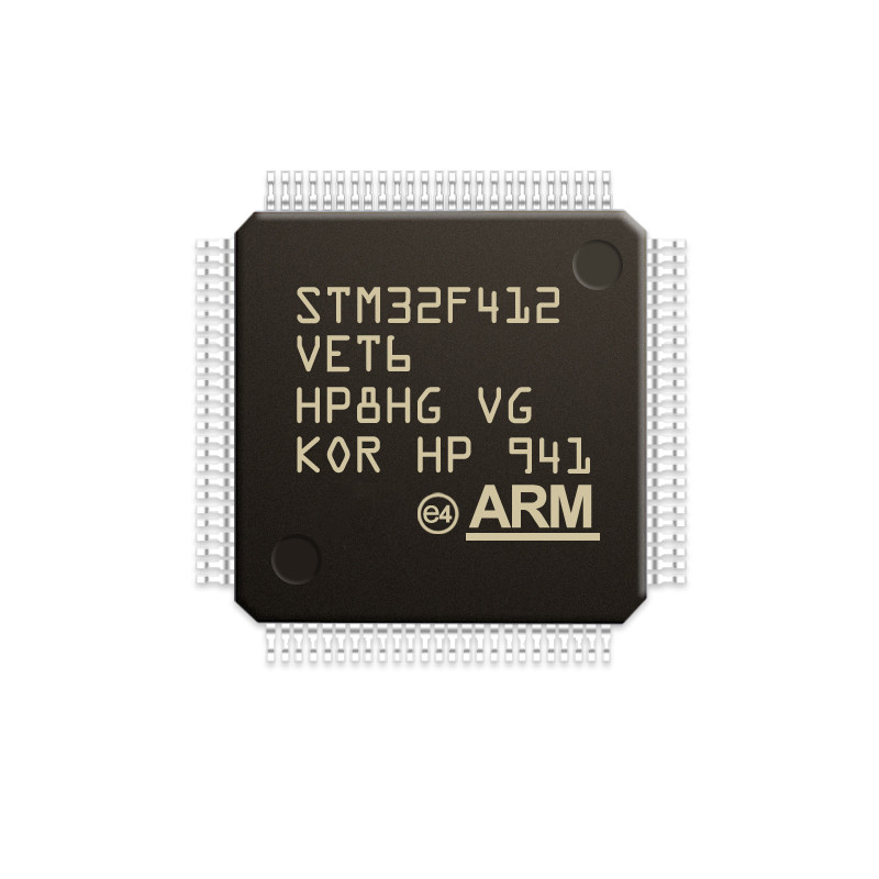 Chuangyunxinyuan STM32F412VET6 Mağaza Kalitesi Elektronik Komponent Entegre Devre MCU Mikrodenetleyici LQFP100 STM32F412VET6