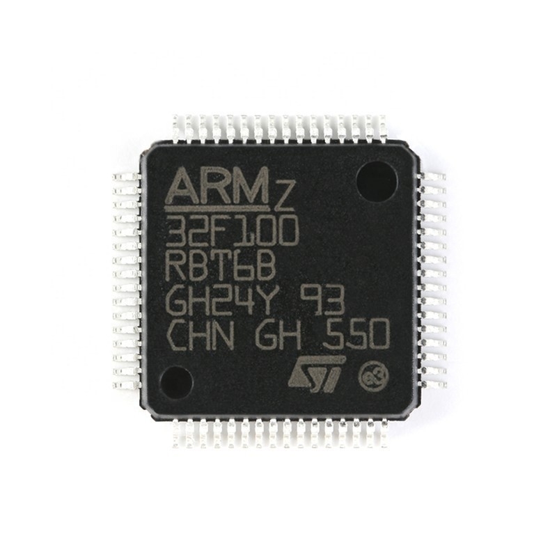 Chuangyunxinyuan Yeni Ve Orijinal IC MCU 32BIT 128KB FLAŞ Bileşen Elektronik 64LQFP STM32F100RBT6B