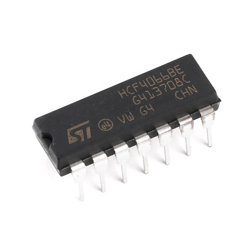Chuangyunxinyuan Stokta Orijinal DIP14 Elektronik Bileşen IC YENI Çip Entegre Devre Elektrik Malzemeleri HCF4066BEY