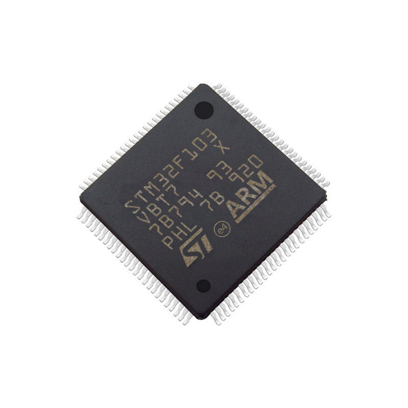 STM32F103VBT7 Yeni Orijinal Mikrodenetleyici Çevrimiçi Elektronik Bileşenler Entegre Devreler LQFP100 MCU STM32F103VBT7 ÇIP