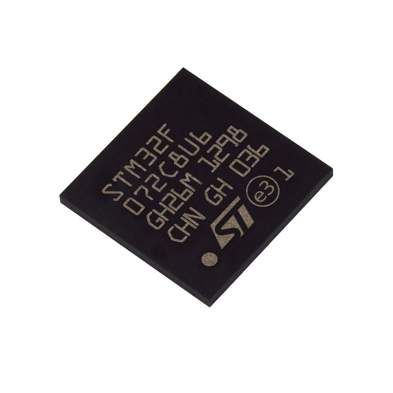 STM32F072C8U6 Çevrimiçi Elektronik Bileşenler Entegre Devreler Yeni Orijinal UQFN48 MCU STM32F072C8U6 IC STOKTA