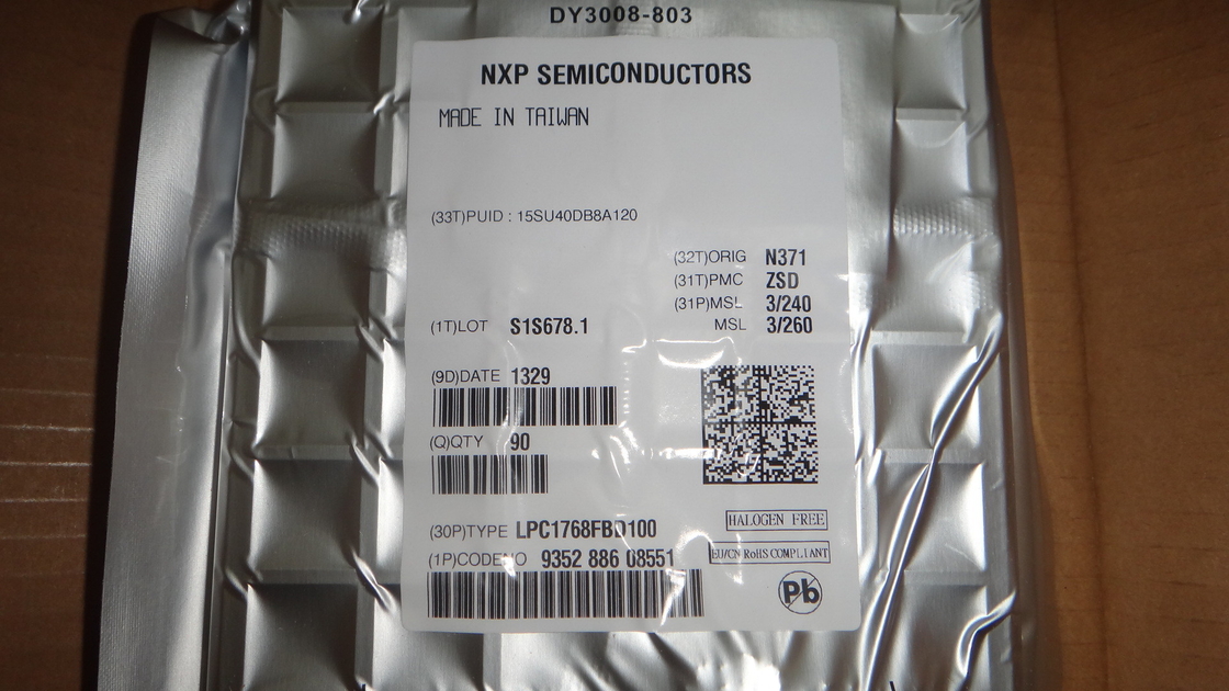 LPC1768FBD100 QFP100 Entegre Devre Çip IC Mikrodenetleyici Yepyeni Orijinal Kullanılmamış