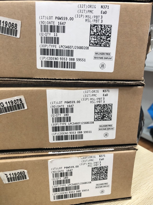 LPC54607J256BD208E LQFP208 Entegre Devre Çip IC Mikrodenetleyici Yepyeni Orijinal Kullanılmamış
